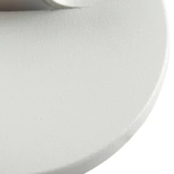 Lindby LED-Wandeinbaulampe Alune, weiß, rund, Ø 8 cm, IP65