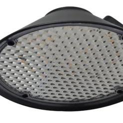Lindby LED-Wandlampe Capelo, schwarz, Metall, Sensor, Ø20cm