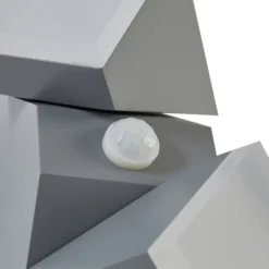 Lindby LED-Wandleuchte Sally, 22 cm, grau, IP54, Sensor