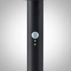 Lindby LED-Wegelampe Gregory, 76cm, Sensor, dunkelgrau, IP44