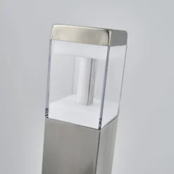 Lindby LED-Wegeleuchte Baily, Höhe 80 cm, Edelstahl, IP44