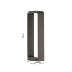 Lindby LED-Wegeleuchte Emima, 60 cm, anthrazit, Aluminium
