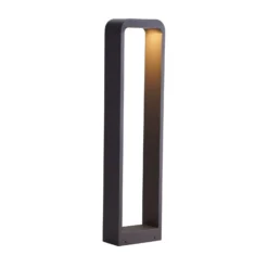 Lindby LED-Wegeleuchte Emima, 80 cm, anthrazit, Aluminium