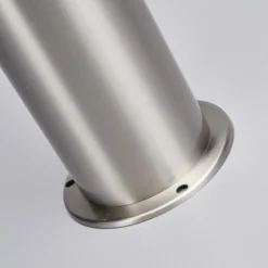 Lindby LED-Wegeleuchte Lanea, 60 cm, grau, Edelstahl, IP44