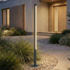 Lindby LED-Wegeleuchte Liravel, Höhe 115 cm, anthrazit, IP65