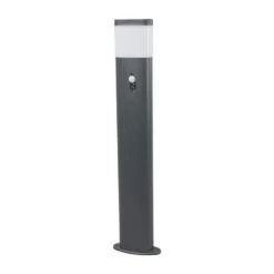 Lindby LED-Wegeleuchte Obri, 80 cm, anthrazit, Sensor