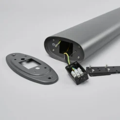Lindby LED-Wegeleuchte Obri, 80 cm, anthrazit, Sensor