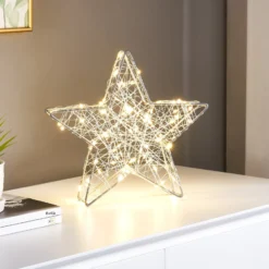 Lindby Lepita LED-Lichtstern 80-flammig