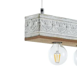 Lindby Mella Hängelampe mit Ornamentmuster, 5-fl.
