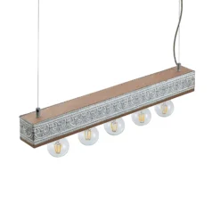 Lindby Mella Hängelampe mit Ornamentmuster, 5-fl.