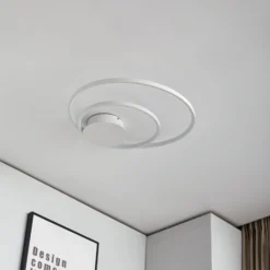 Lindby Nerwin LED-Deckenleuchte, rund, weiß
