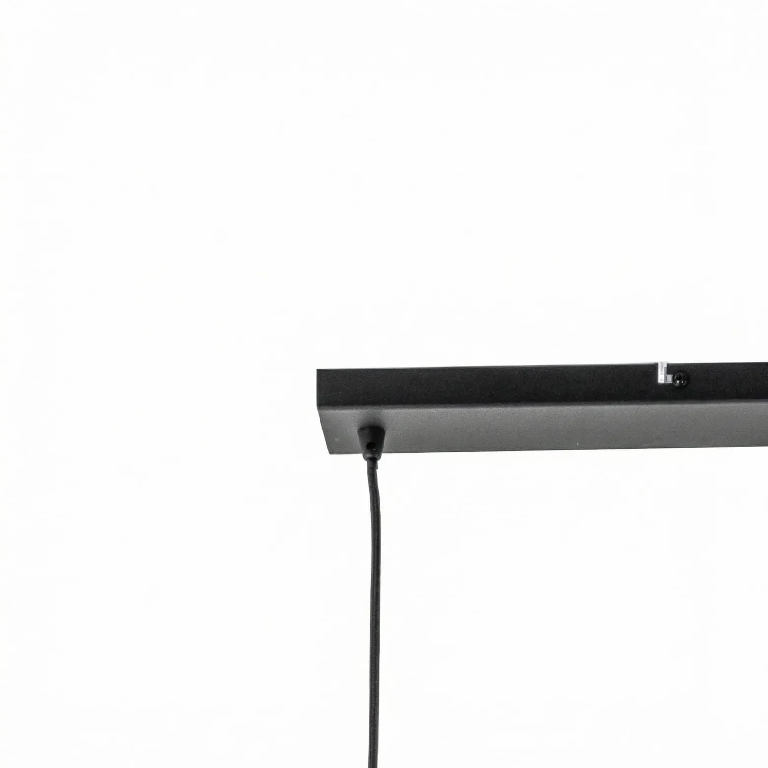 Lindby Pendellampe Jusra, 99cm, 3-flg., schwarz, Metall, E27