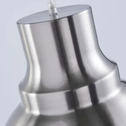 Lindby Pendellampe Letty, Ø 39 cm, nickelfarben, Metall, E27