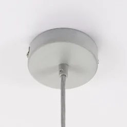 Lindby Pendelleuchte Morton, Ø 29 cm, grau, Beton, E27