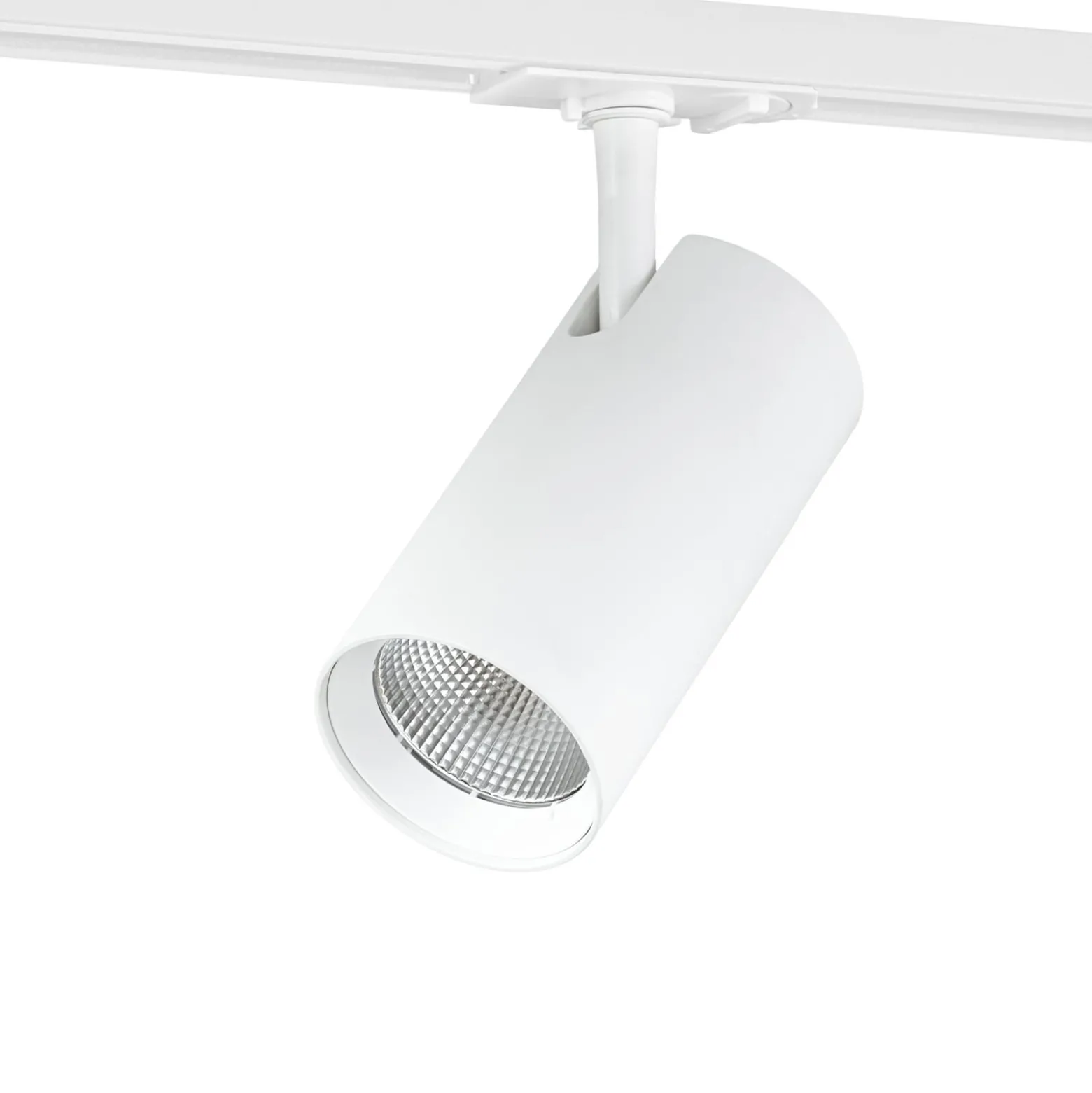 Lindby Schienensystem Linaro, Ø 7 cm, 5-flg., LED, weiß, CCT