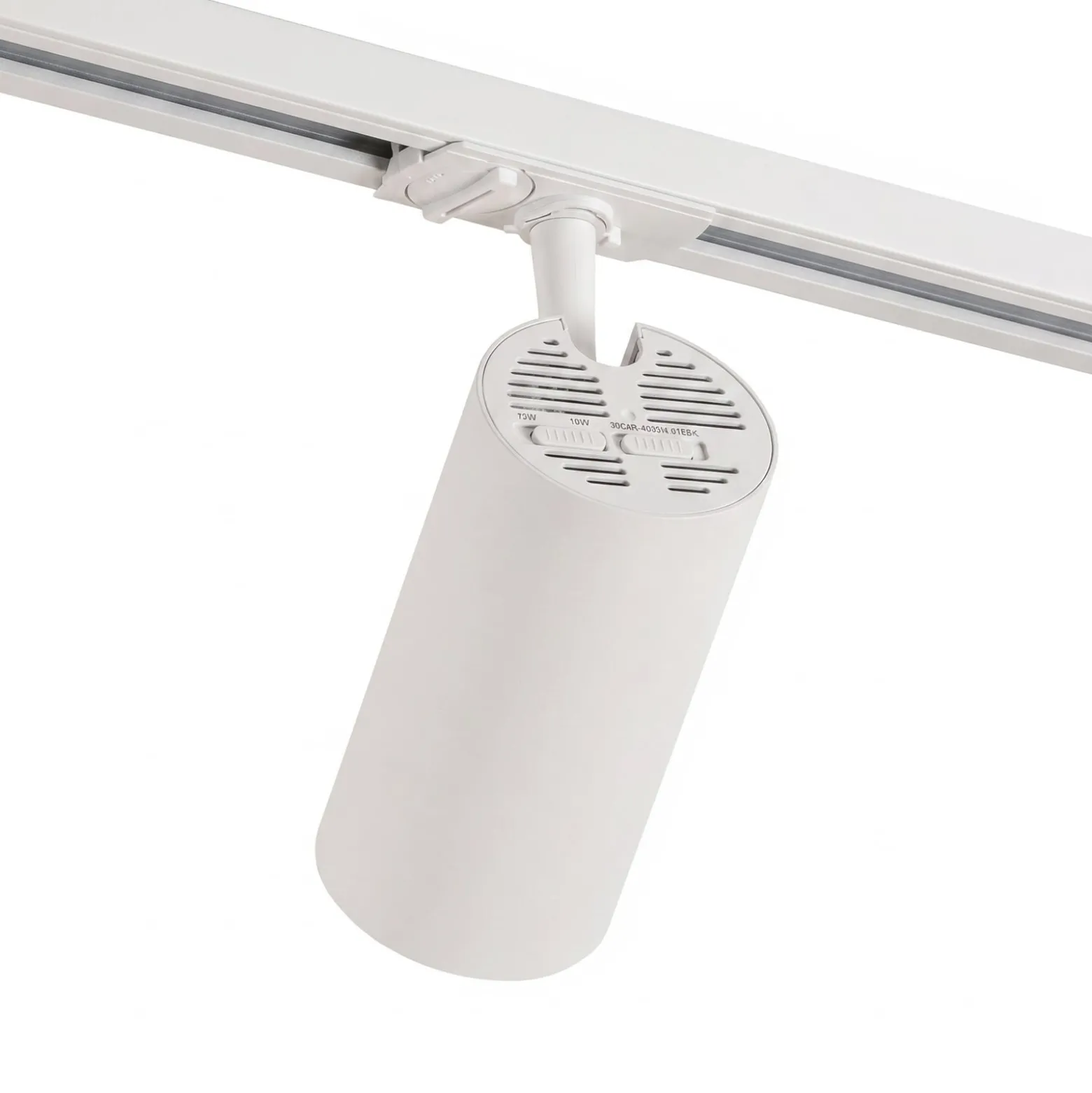 Lindby Schienensystem Linaro, Ø 7 cm, 5-flg., LED, weiß, CCT
