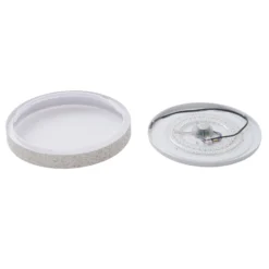 Lindby Smart LED-Deckenlampe Elmor Ø39cm grau RGB CCT Tuya
