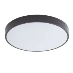 Lindby Smart LED-Deckenlampe Innes schwarz 48cm RGB CCT Tuya