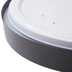 Lindby Smart LED-Deckenlampe Innes schwarz 48cm RGB CCT Tuya