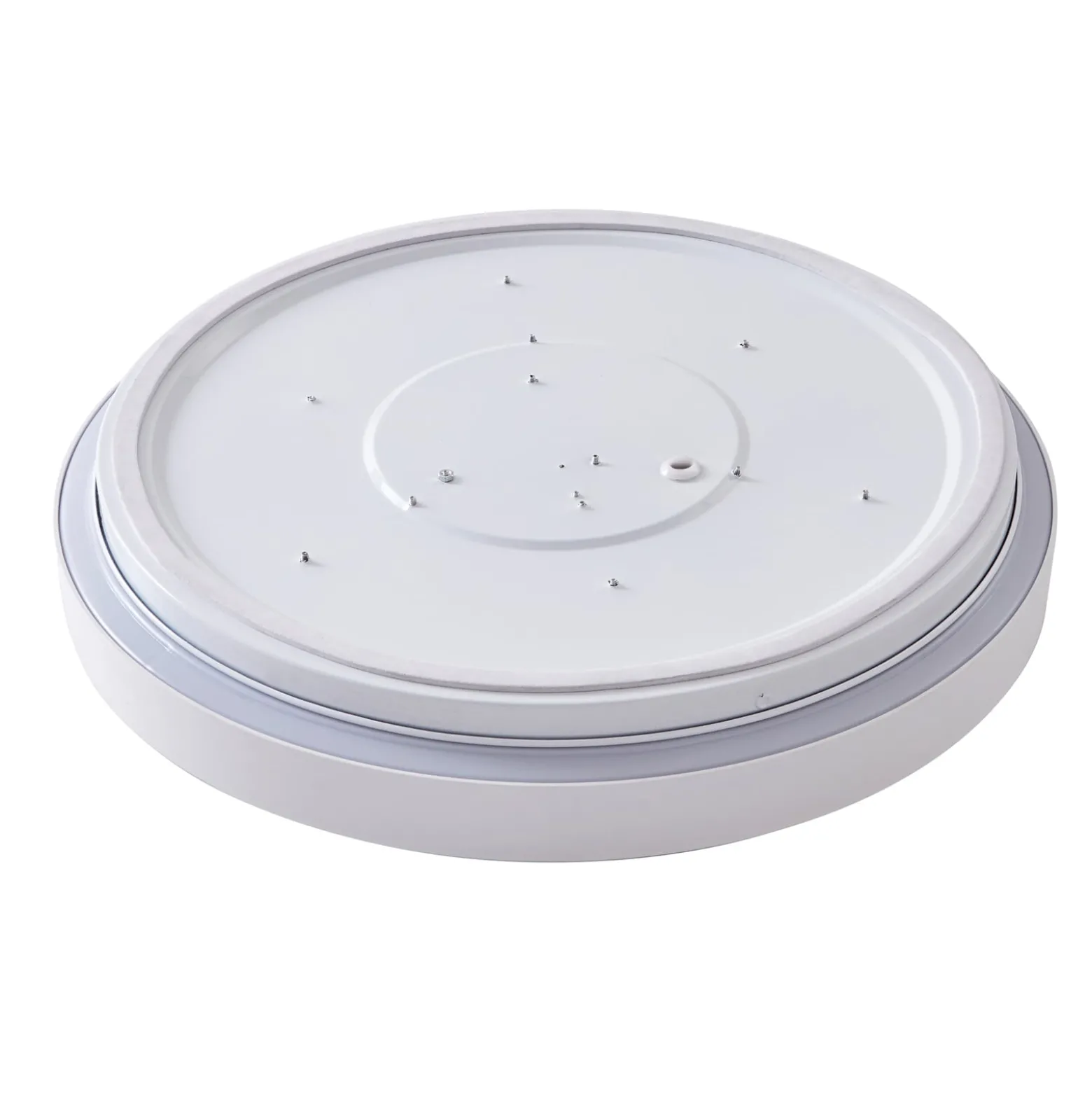 Lindby Smart LED-Deckenlampe Mirren, weiß, Metall, CCT, Tuya