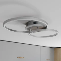 Lindby Smart LED-Deckenleuchte Edica, 58 cm, Tuya, CCT