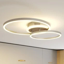 Lindby Smart LED-Deckenleuchte Edica, 58 cm, Tuya, CCT
