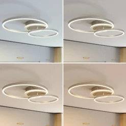 Lindby Smart LED-Deckenleuchte Edica, 58 cm, Tuya, CCT