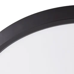 Lindby Smart LED-Deckenleuchte Pravin, Ø 30 cm, CCT, schwarz