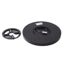 Lindby Smart LED-Deckenleuchte Pravin, Ø 30 cm, CCT, schwarz