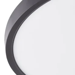 Lindby Smart LED-Deckenleuchte Pravin, Ø 30 cm, CCT, schwarz