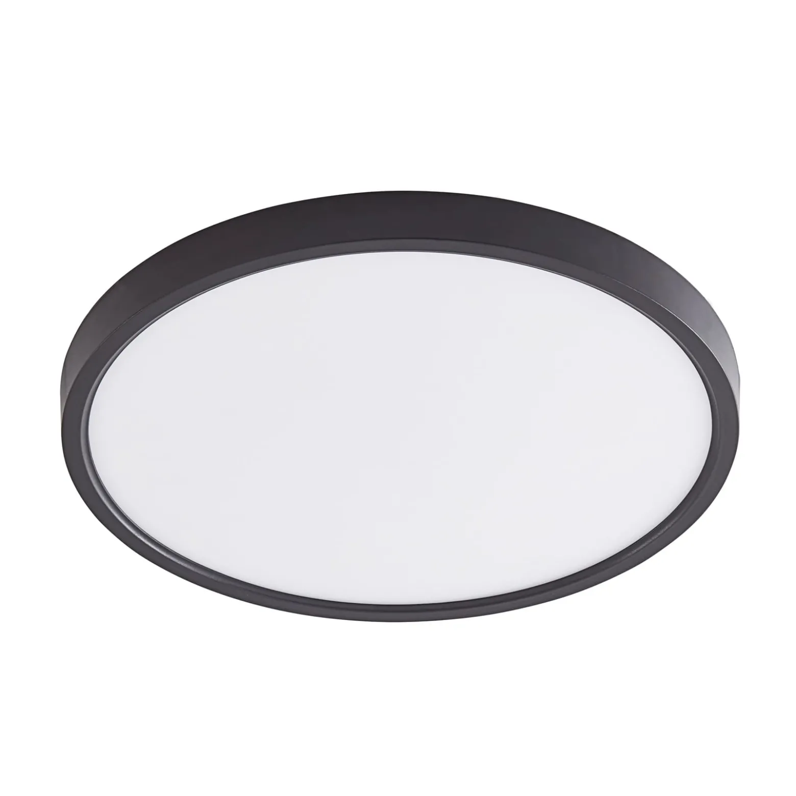 Lindby Smart LED-Deckenleuchte Pravin, Ø 30 cm, CCT, schwarz