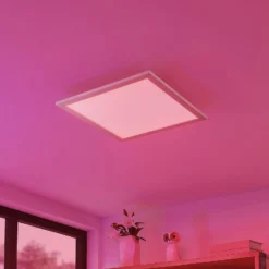Lindby Smart LED-Deckenpanel Kjetil 40 x 40 cm Tuya RGB CCT