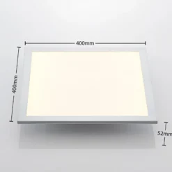Lindby Smart LED-Deckenpanel Kjetil 40 x 40 cm Tuya RGB CCT