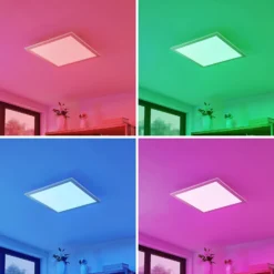 Lindby Smart LED-Deckenpanel Kjetil 40 x 40 cm Tuya RGB CCT