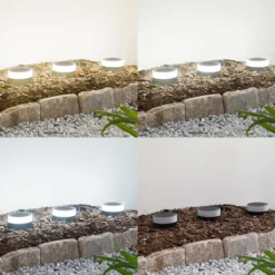 Lindby Smart LED-Erdspießleuchte Kyren, CCT, RGB, Tuya, 3er