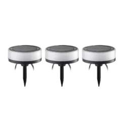 Lindby Smart LED-Erdspießleuchte Kyren, CCT, RGB, Tuya, 3er