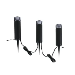Lindby Smart LED-Sockelleuchte Kaelo, CCT, RGB, Tuya, 3er