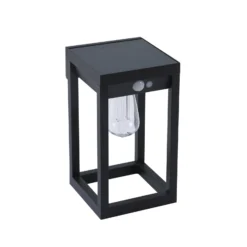 Lindby Smart LED-Solarwandlampe Enea, Sensor, CCT, RGB, Tuya