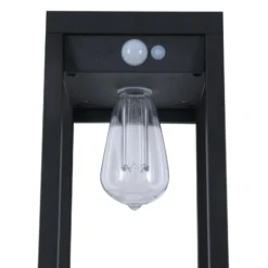 Lindby Smart LED-Solarwandlampe Enea, Sensor, CCT, RGB, Tuya