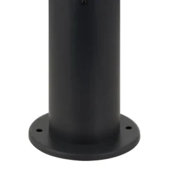 Lindby Sockellampe Statius, anthrazit, Eisen, Sensor, 45 cm