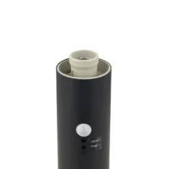 Lindby Sockellampe Statius, anthrazit, Eisen, Sensor, 45 cm
