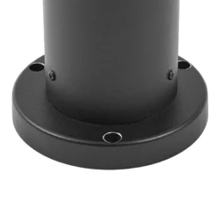 Lindby Sockelleuchte Dangan, schwarz/weiß, Höhe 32 cm, Glas