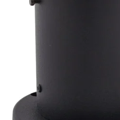 Lindby Sockelleuchte Dangan, schwarz/weiß, Höhe 32 cm, Glas