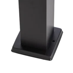 Lindby Sockelleuchte Honula, 45 cm, dunkelgrau, IP44, E27