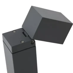 Lindby Sockelleuchte Othil, 50 cm hoch, anthrazit, Metall