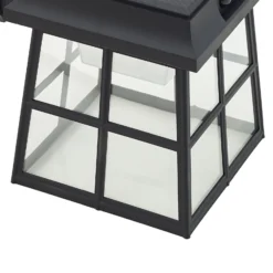 Lindby Solar-LED-Wandleuchte Latarka, Höhe 24 cm, Sensor