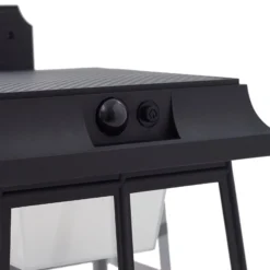 Lindby Solar-LED-Wandleuchte Latarka, Höhe 24 cm, Sensor
