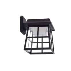 Lindby Solar-LED-Wandleuchte Latarka, Höhe 24 cm, Sensor