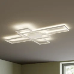 Lindby Tomke LED-Deckenleuchte in Weiß, dimmbar