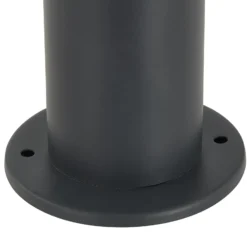 Lindby Wegelampe Statius, anthrazit, Eisen, 100 cm, Sensor